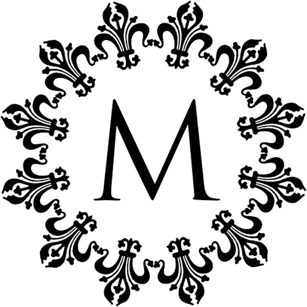 Fancy Monogram Stamp