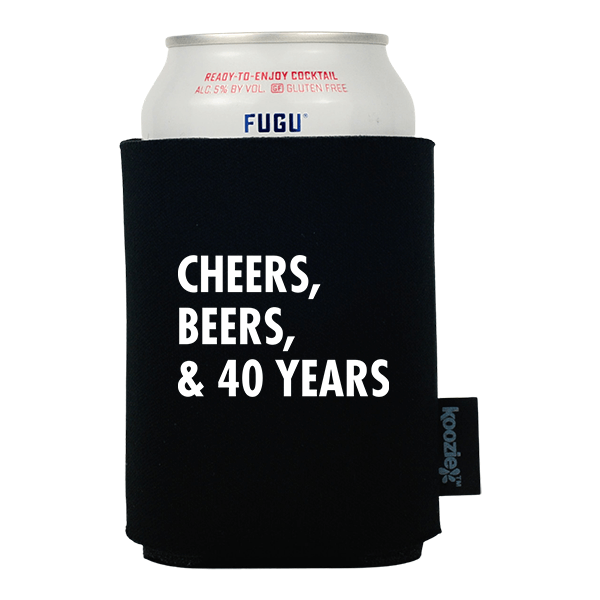 Koozie® Cheers Beers & Birthday Years Drink Cooler