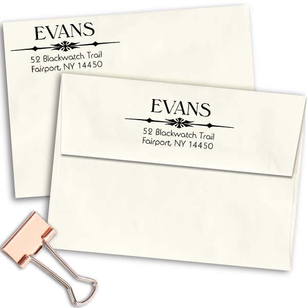 Hollister Point Custom Address Stamp