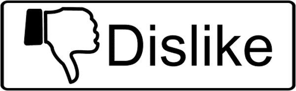 Dislike Self Inking Stamp