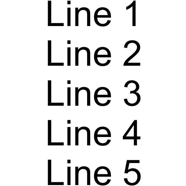 5 Line Eco Friendly Stamp