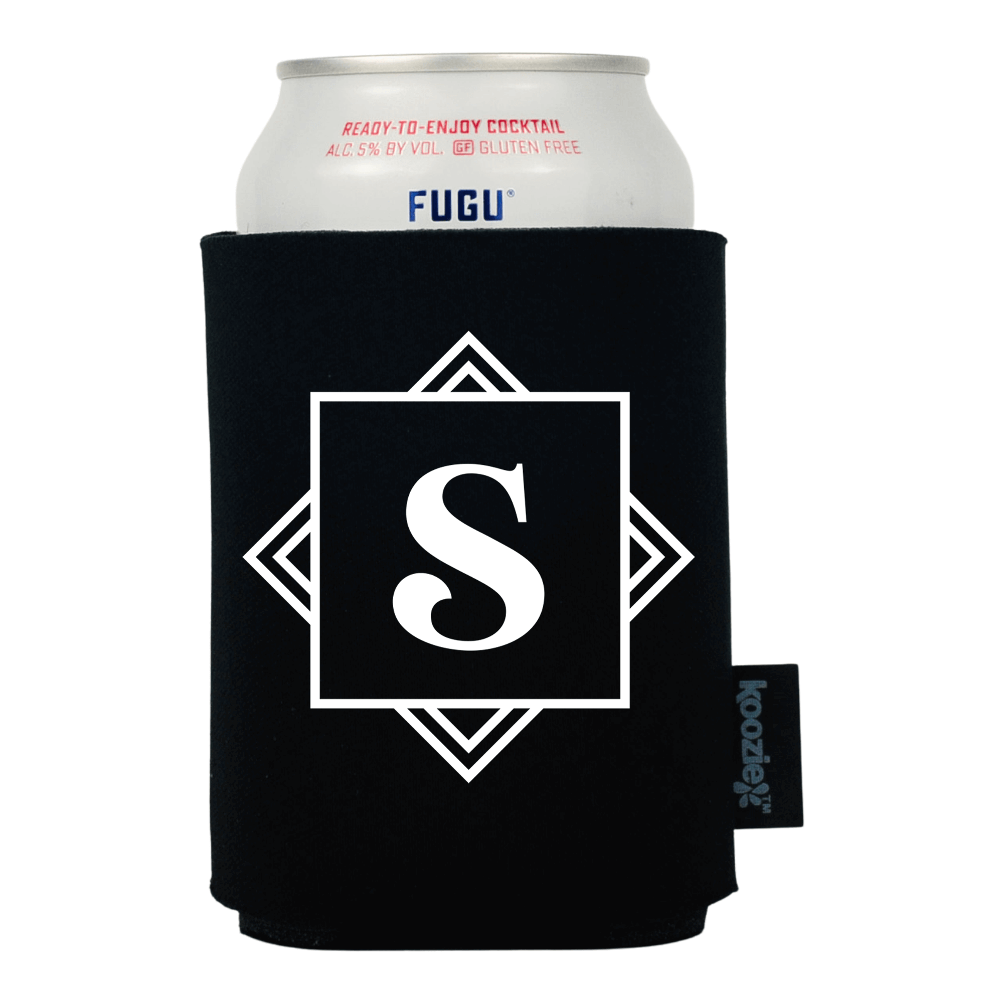 Koozie® Geometric Monogram Drink Cooler
