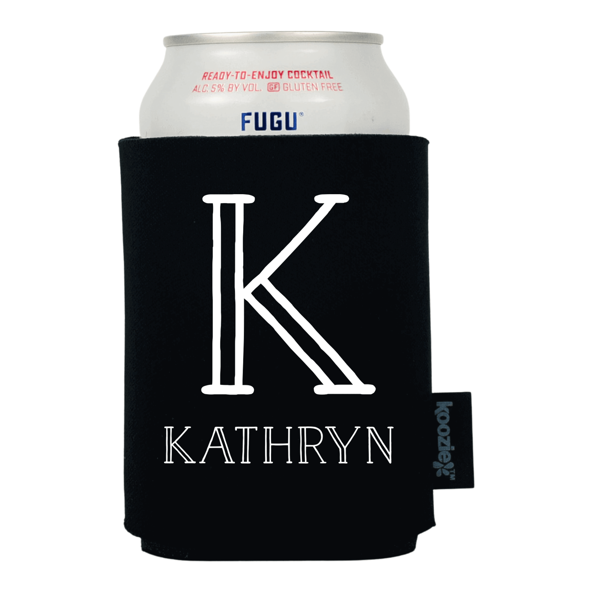 Koozie® Inline Text Monogram Drink Cooler