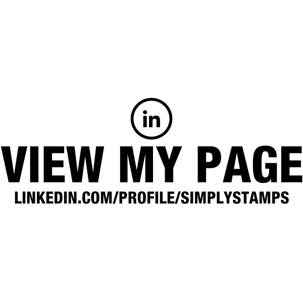 View My Linked In Page URL Stamp