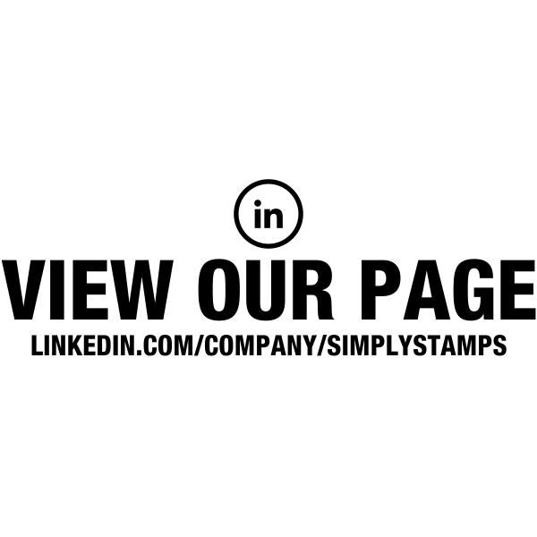 View Our Linked In Page URL Stamp