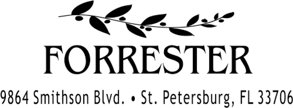 Leafy Vine Custom Address Stamp