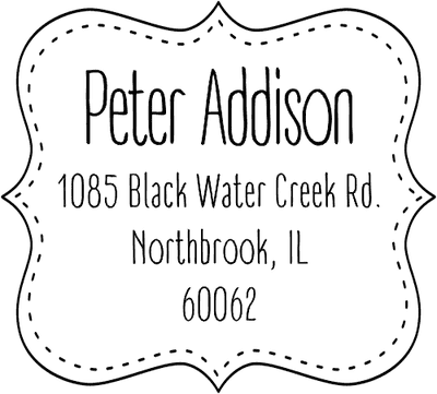 Border Address Stamp