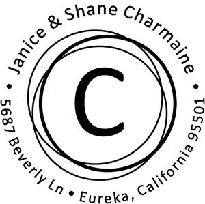 Last Name Initial Address Stamp