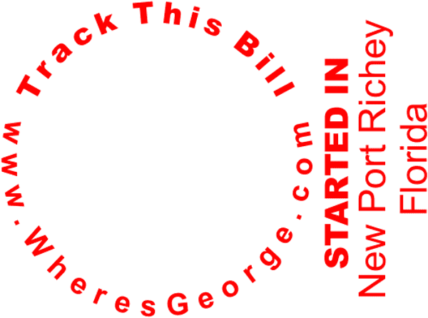 Where's George Stamp - Self-Inking Round with Starting City