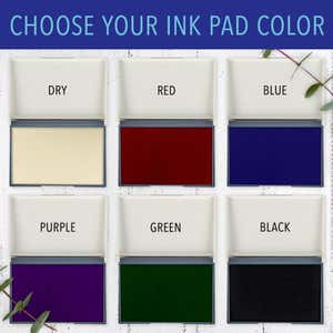 Ink Pad Color Options