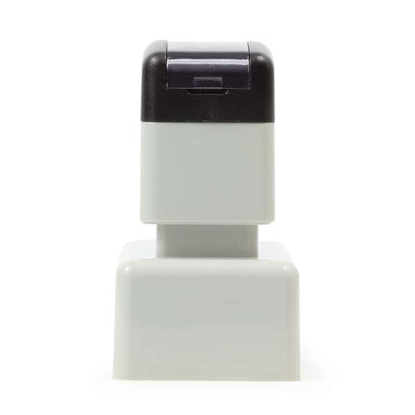 Side View of Pre-Inked Signature Stamp Using the MaxLight MAX-115S by Trodat