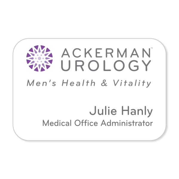 Ackerman Urology Name Badge