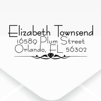 Decorative Custom Address Stamp