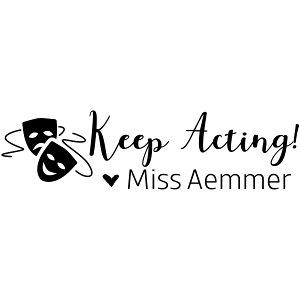 Acting Teacher Yearbook Stamp
