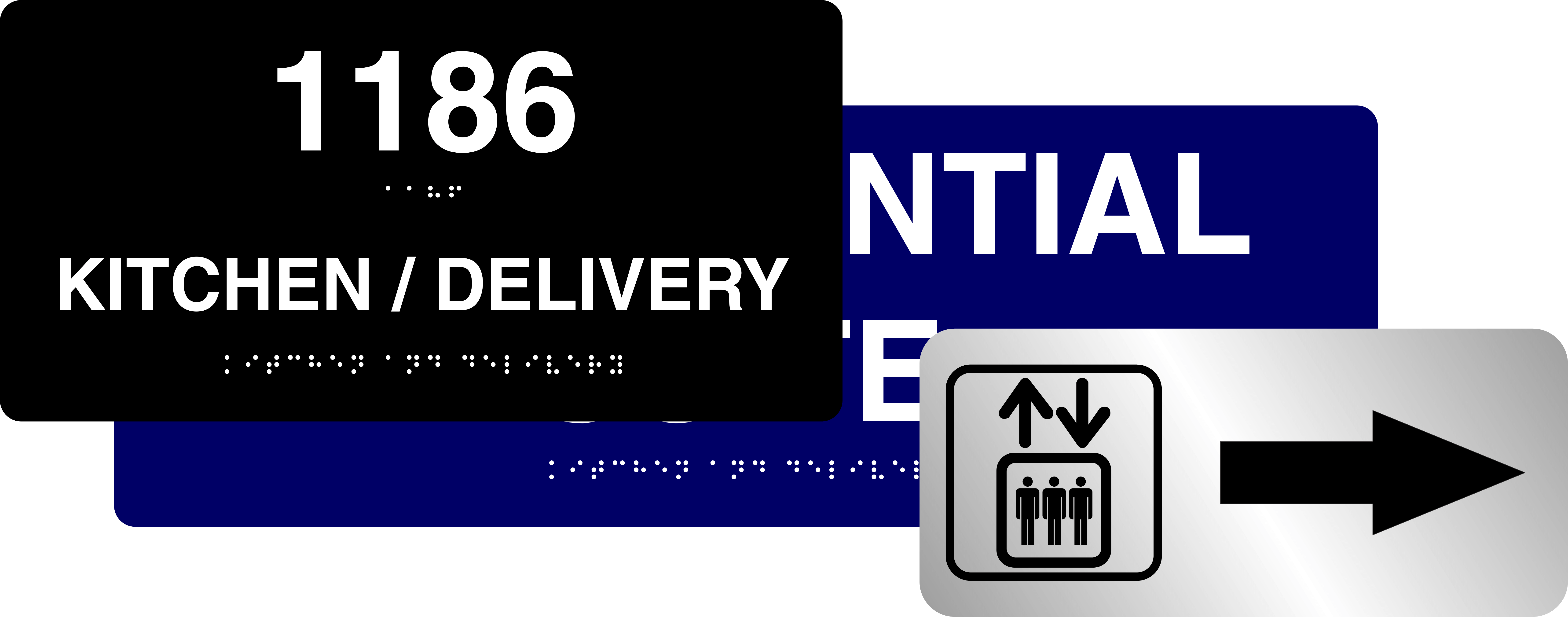 ADA Sign Horizontal 2" x 20"