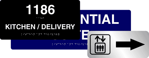 ADA Sign Horizontal 8" x 18"