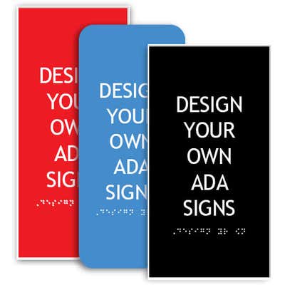 ADA Sign Vertical - alternate view