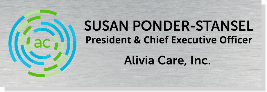 Community Hospice of Northeast Florida Alivia Care, Inc. Name Tags