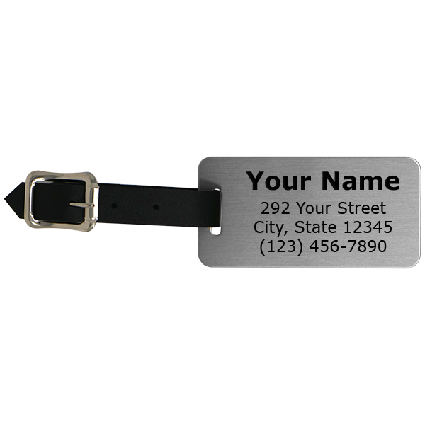 Aluminum Luggage Tags