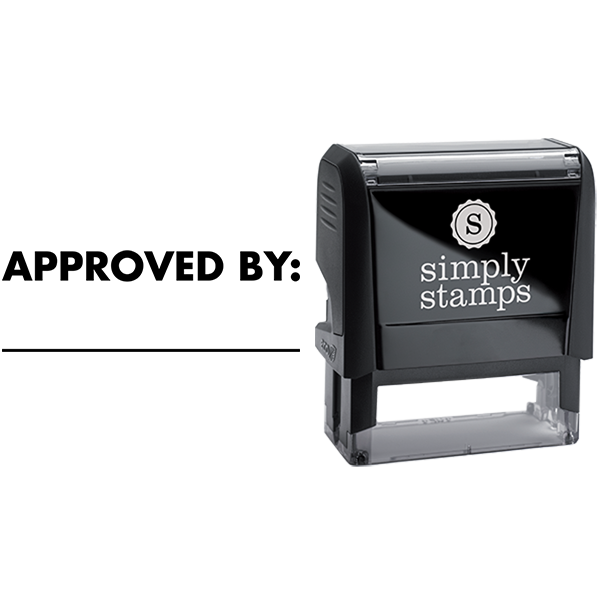 Custom Line Approved Business Stamp