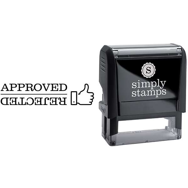 Multi Use Approved and Rejected Business Stamp