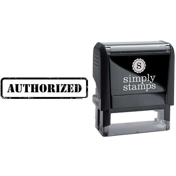 Army Lettering Authorized Business Stamp