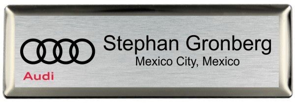 Audi of Jacksonville Name Tag