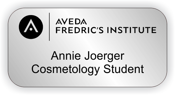 Aveda - Fredrics Institue Name Tag