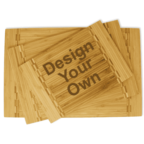Personalize Your Own Rectangular Inlaid Cutting board | Horizontal