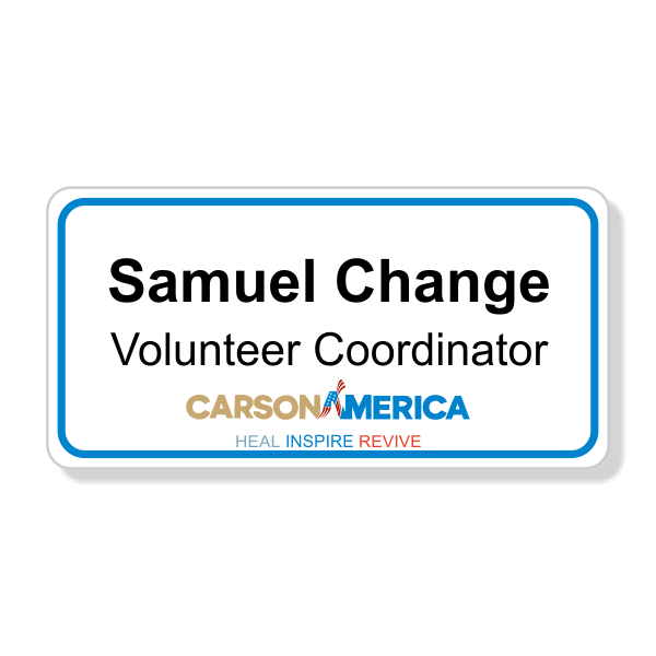 Ben Carson Presidential Name Tag
