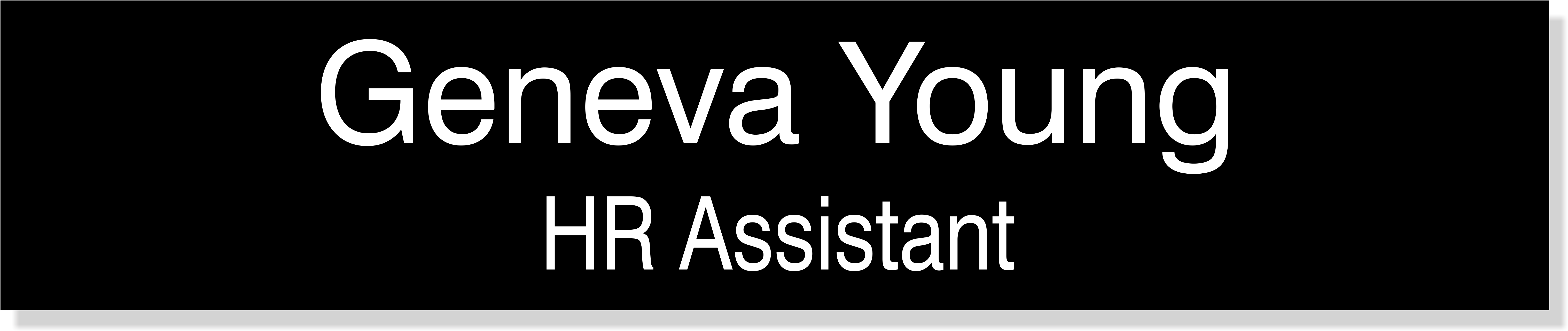 Boys & Girls Club Name Plate with Silver Wall Holder