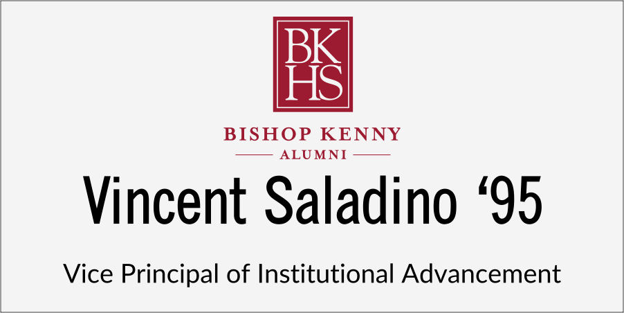 Bishop Kenny High School Alumni 2 Line Name Tag