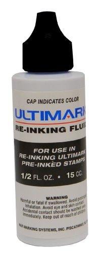 Black 1/2 oz Refill Ink - Ultimark