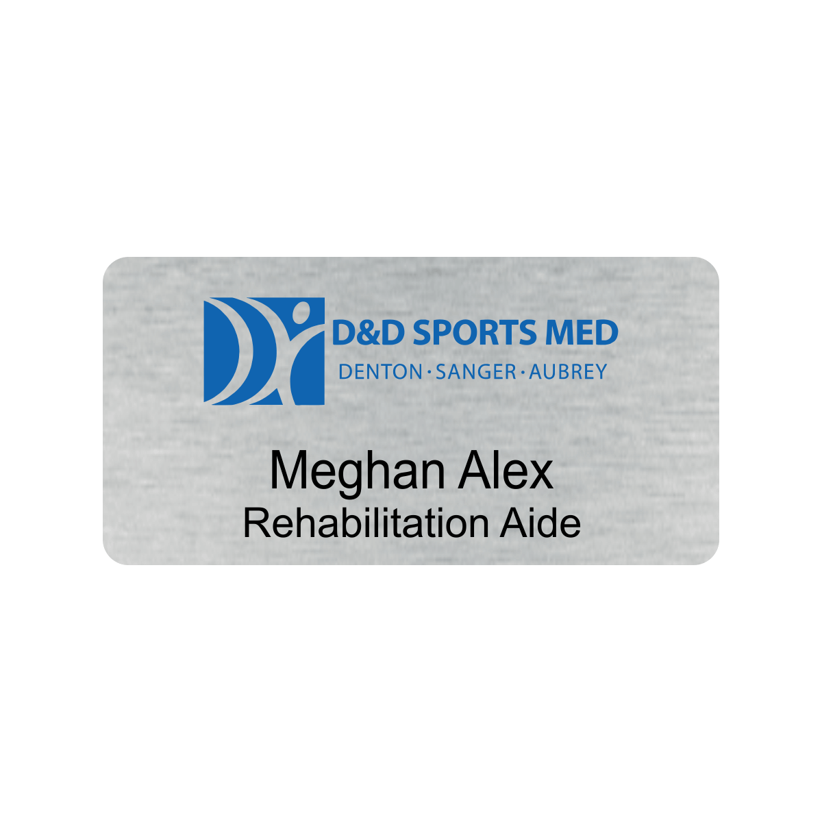 Main Street Therapy D&D Sports Med Name Tag