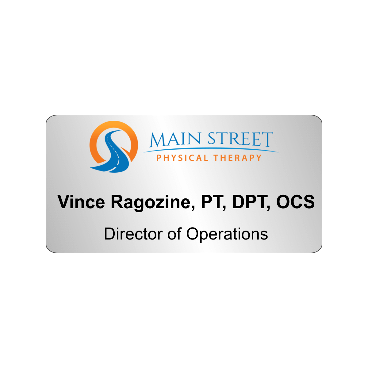 Main Street Therapy Name Badge