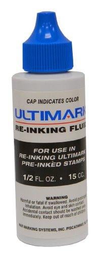 Blue 1/2 oz Refill Ink - Ultimark