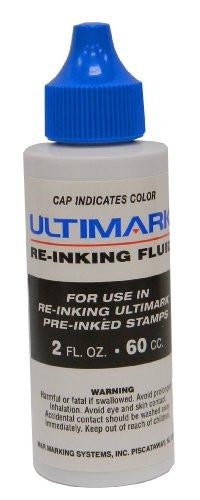 Blue 2oz Refill Ink - Ultimark