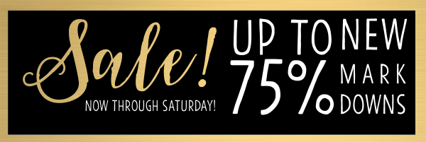 Boutique Sale Banner - 2' x 6'