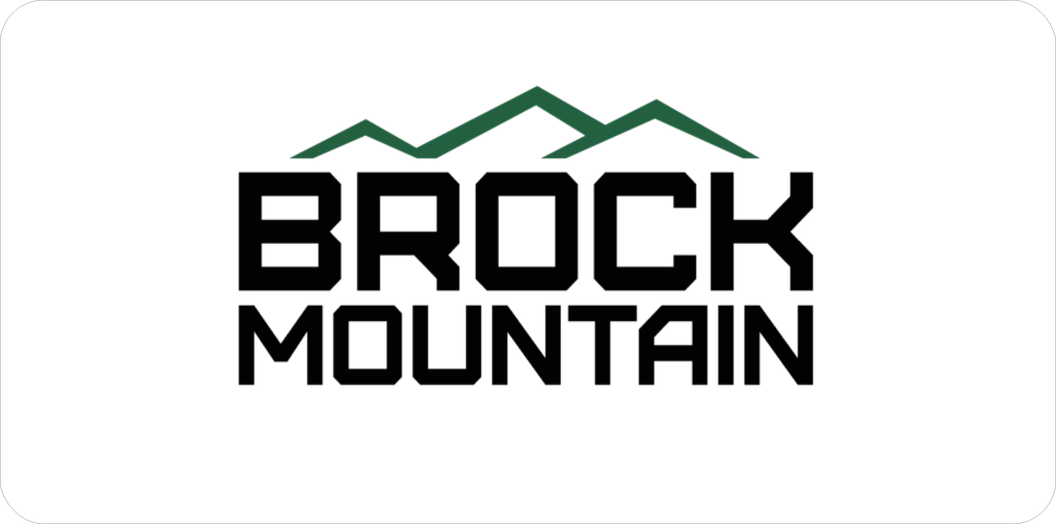 Brock Mountain Land Co. License Plate