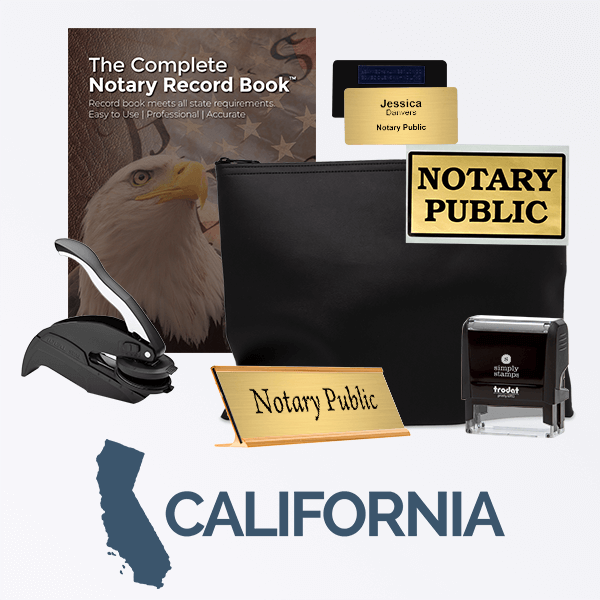 California Deluxe Notary Kit