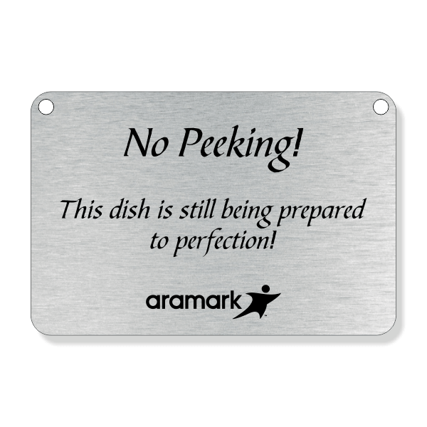 Capital One Arena - No Peeking Sign