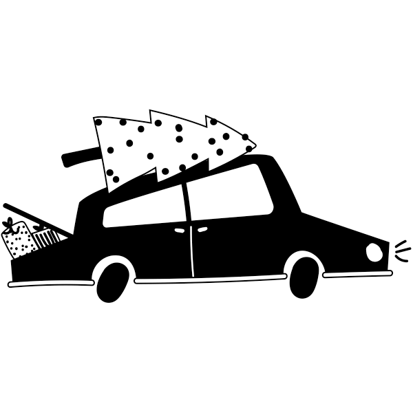 Christmas Car Craft Stamp | 2