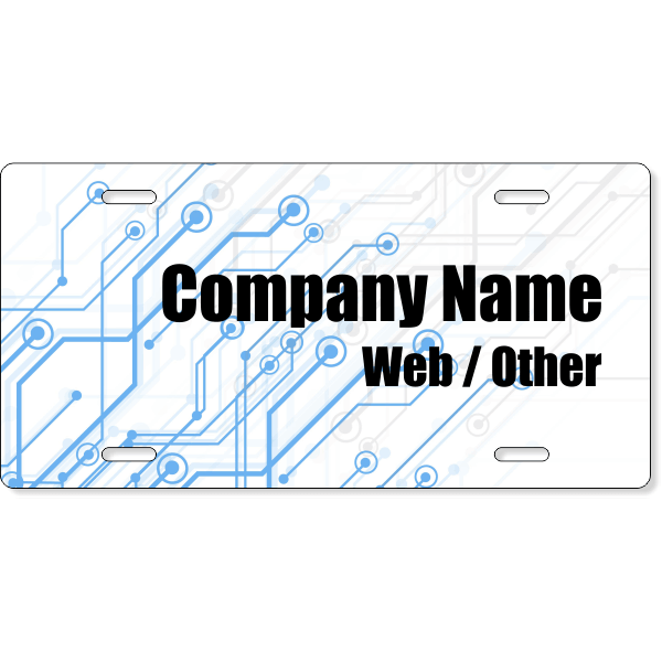 Circuit Board License Plate
