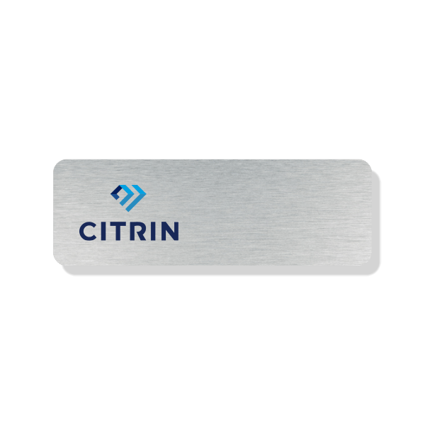 Citrin Blank Name Tag