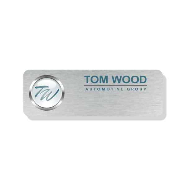 Citrin Tom Wood Blank Name Tag