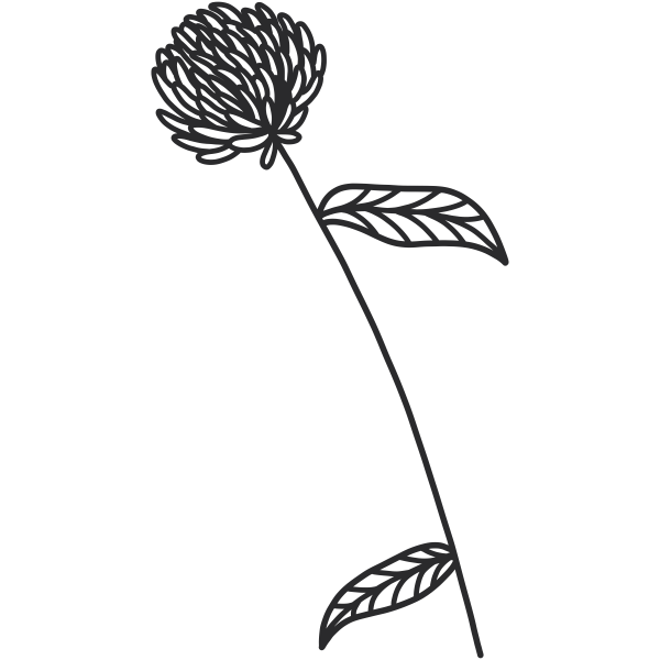 Clover Blossom Craft Stamp