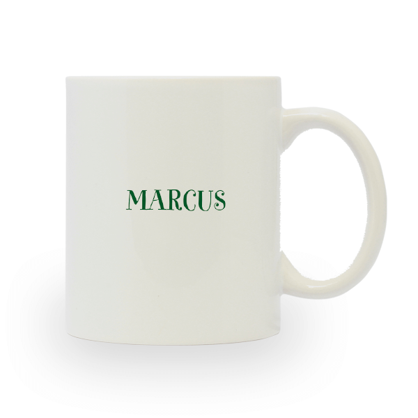 Merry Christmas Ya Filthy Animals Custom Holiday Ceramic Mug Back