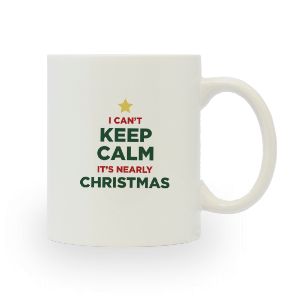 It's Nearly Christmas Holiday Ceramic Mug