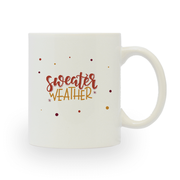Sweater Weather Holiday Ceramic Mug