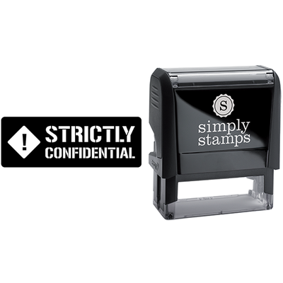 Strictly Confidential Business Stamp